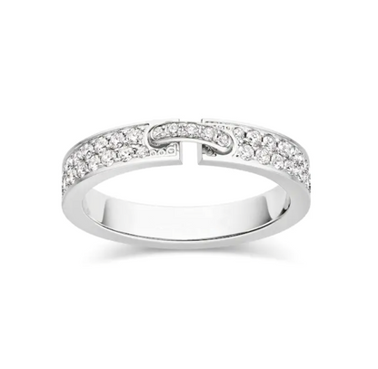 [Clover Jewels]ALLIANCE LIENS VIDENCE PAVED DIAMOND 4MM RING