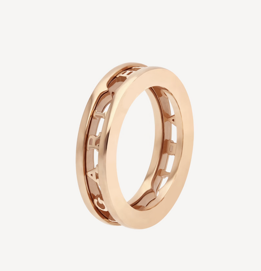 [Clover Jewels]ZERO 1 ONE-BAND WITH OPENWORK LOGO SPIRAL RING