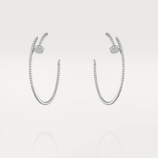 [Clover Jewels]JUSTE EARRINGS FULL DIAMONDS 1.8MM