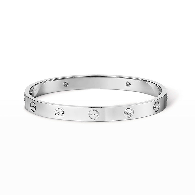 [Clover Jewels]LOVE BRACELET 6.1MM 4 DIAMONDS