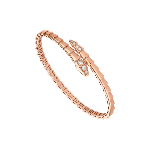 [Clover Jewels]SERPENTI BRACELET DIAMONDS PINK GOLD