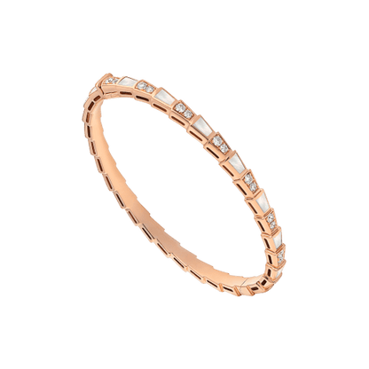 [Clover Jewels]SERPENTI BRACELET PINK GOLD MOP DIAMOND