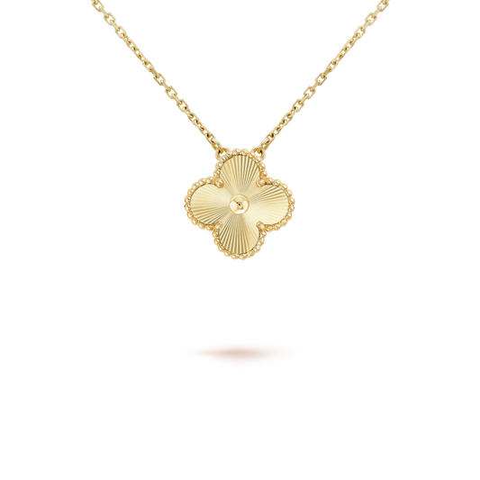 [Clover Jewels]CLOVER 15MM LASER NECKLACE