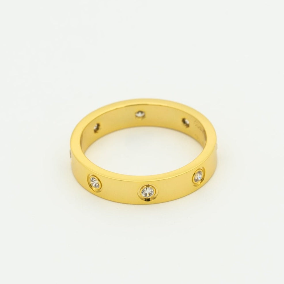 [Clover Jewels]LOVE RING 3.6MM 8 DIAMONDS