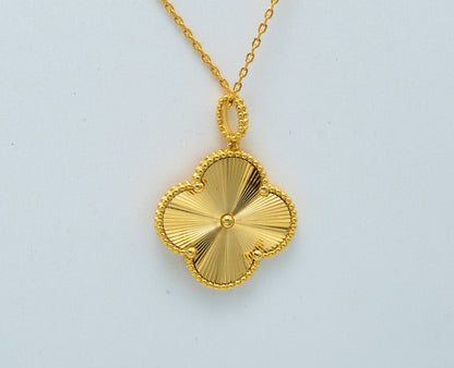 [Clover Jewels]CLOVER 25MM PEDANT NECKLACE GOLD