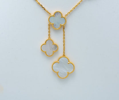 [Clover Jewels]CLOVER MOTHER OF PEARL NECKLACE 6 MOTIF