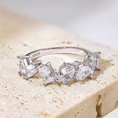 [Clover Jewels]Delicate Multi Cut Ring