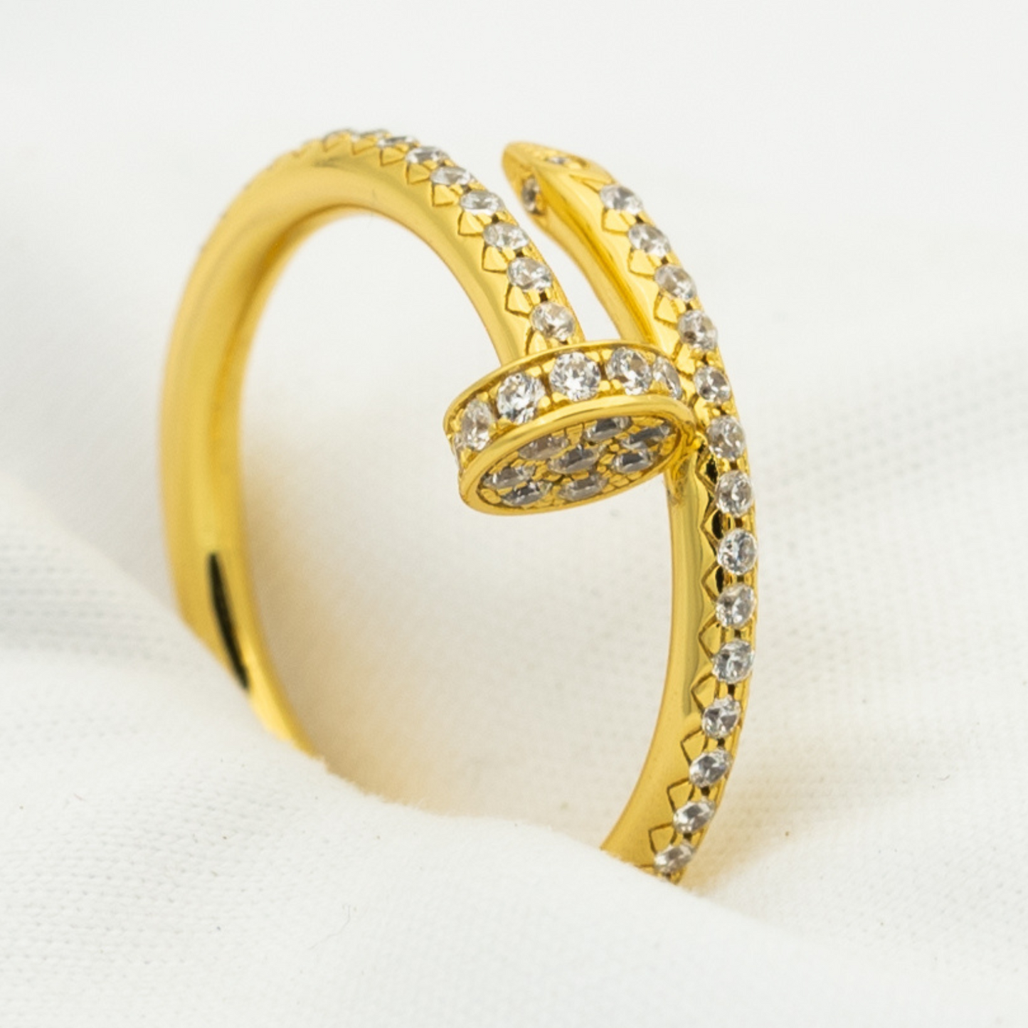 [Clover Jewels]JUSTE RING 1.8MM GOLD DIAMONDS