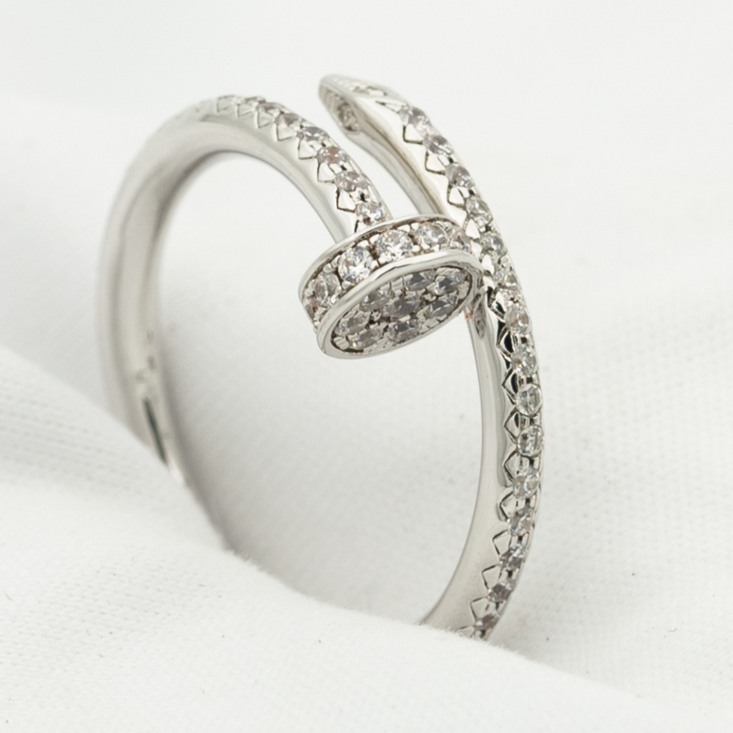 [Clover Jewels]JUSTE RING 1.8MM SILVER DIAMONDS