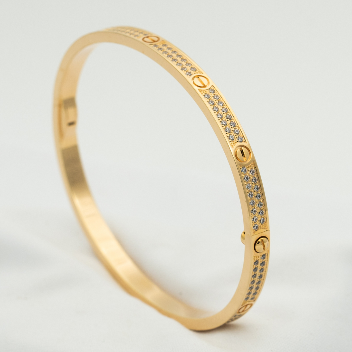 [Clover Jewels]LOVE BRACELET 3.65MM DIAMOND-PAVED