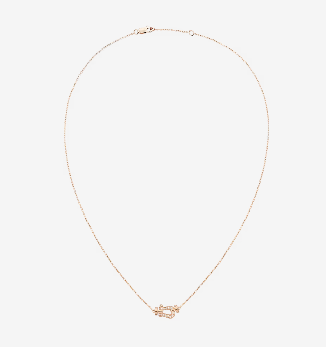 [Clover Jewels]FORCE 10 DIAMOND PINK GOLD NECKLACE MINI MODEL