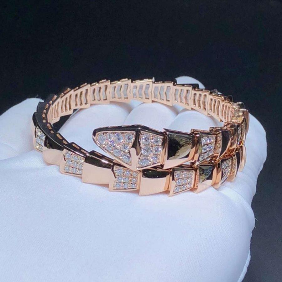 [Clover Jewels]SERPENTI BRACELET PINK GOLD DIAMOND