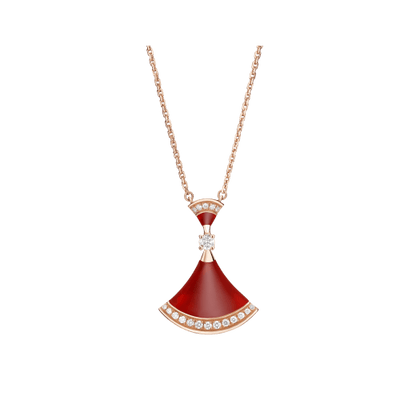 [Clover Jewels]DREAM NECKLACE CARNELIAN DIAMOND