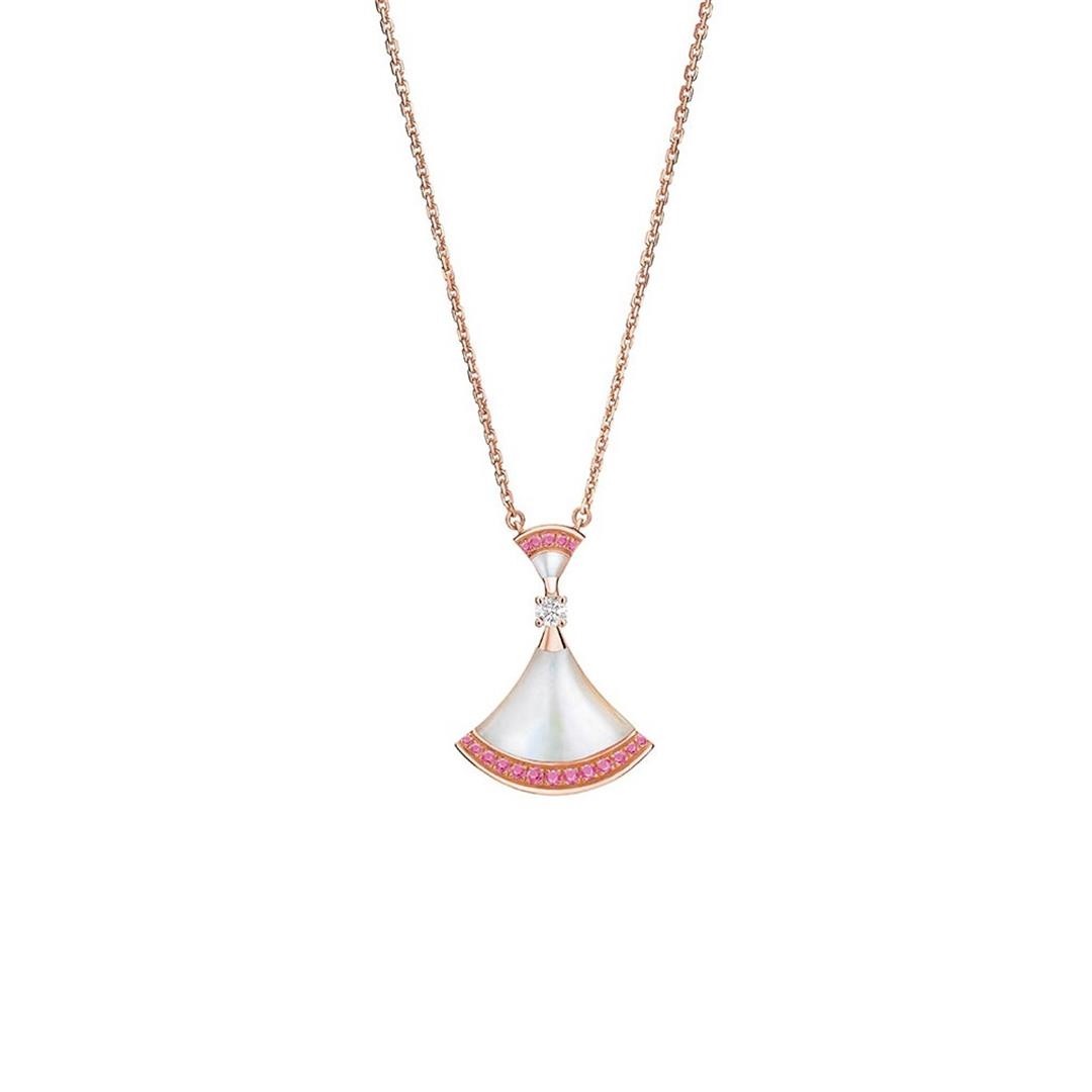 [Clover Jewels]DREAM NECKLACE MOP PINK DIAMOND