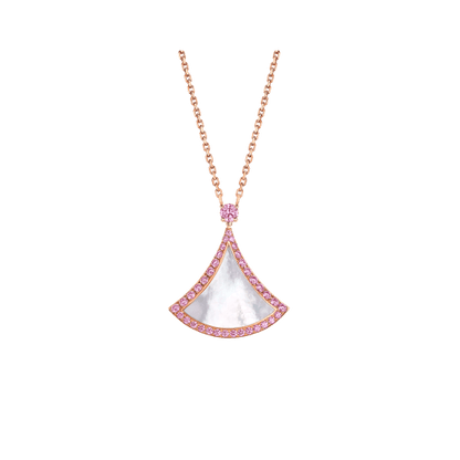 [Clover Jewels]DREAM NECKLACE MOP DIAMOND PINK