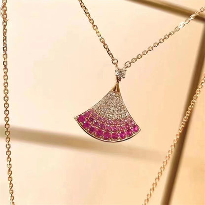 [Clover Jewels]DREAM NECKLACE PINK GOLD PINK DIAMOND