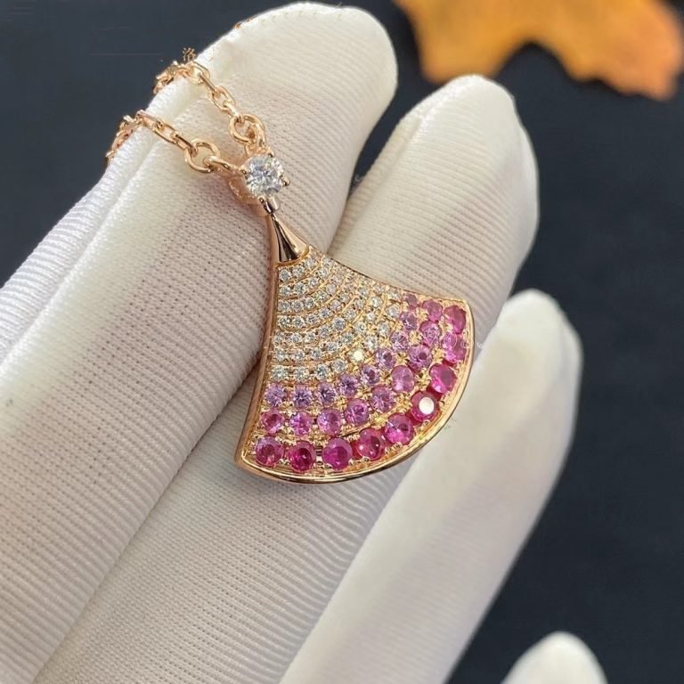 [Clover Jewels]DREAM NECKLACE PINK GOLD PINK DIAMOND