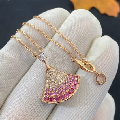 [Clover Jewels]DREAM NECKLACE PINK GOLD PINK DIAMOND