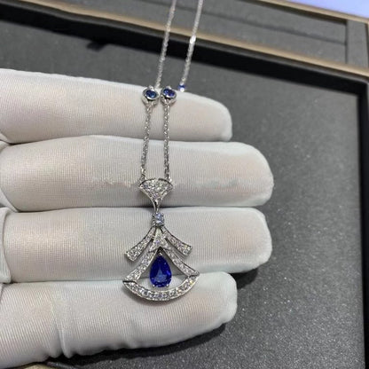 [Clover Jewels]DREAM NECKLACE AGATE DIAMOND SILVER