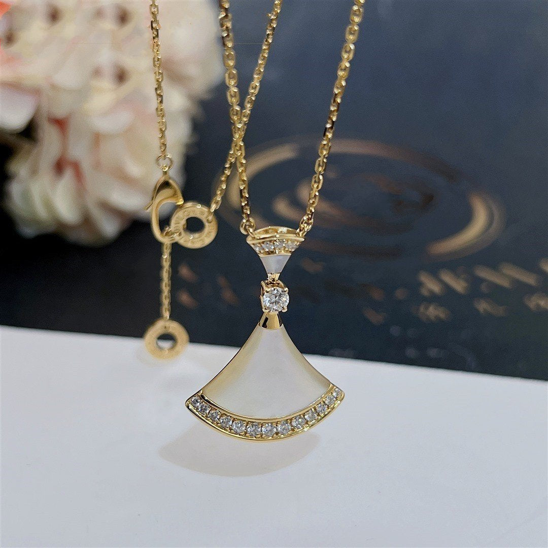 [Clover Jewels]DREAM NECKLACE MOP GOLD DIAMOND