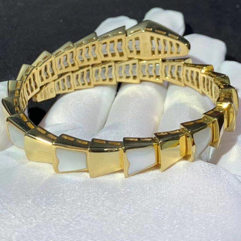 [Clover Jewels]SERPENTI BRACELET MOP GOLD