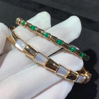 [Clover Jewels]SERPENTI BRACELET PINK GOLD MOP