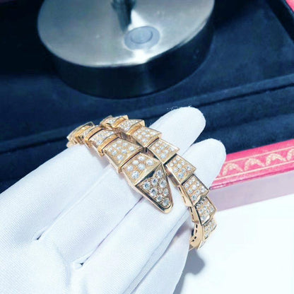 [Clover Jewels]SERPENTI BRACELET 8MM PINK GOLD DIAMOND