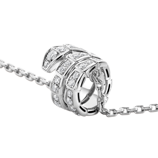 [Clover Jewels]SERPENTI  NECKLACE DOUBLE RING DIAMOND