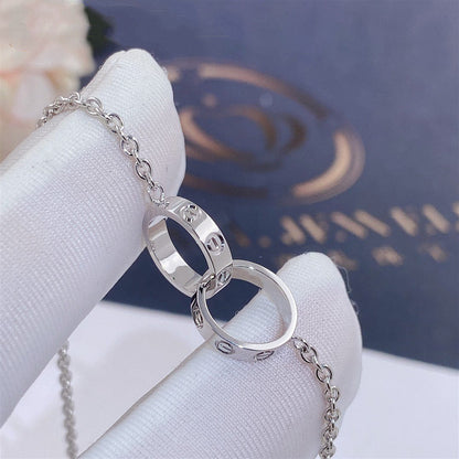 [Clover Jewels]LOVE BRACELET DOUBLE RING