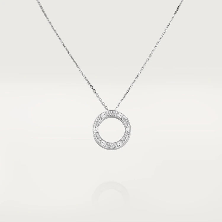 [Clover Jewels]LOVE NECKLACE ADJUSTABLE SILVER