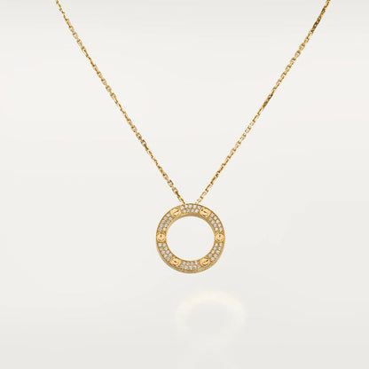 [Clover Jewels]LOVE NECKLACE ADJUSTABLE ROSE GOLD