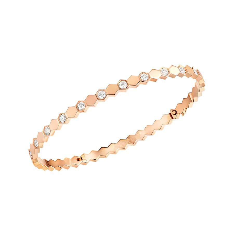 [Clover Jewels]BEE LOVE PINK GOLD DIAMOND BRACELET