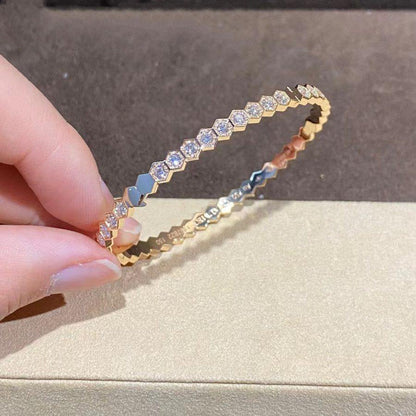 [Clover Jewels]BEE LOVE GOLD BRACELET FULL DIAMOND