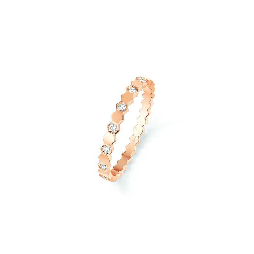 [Clover Jewels]BEE LOVE RING PINK GOLD DIAMOND