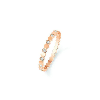 [Clover Jewels]BEE LOVE RING PINK GOLD DIAMOND