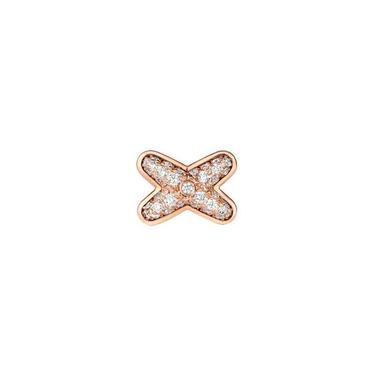 [Clover Jewels]JEUX DE PINK GOLD DIAMOND EARRINGS