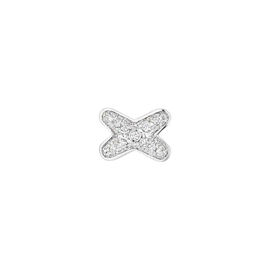 [Clover Jewels]JEUX DE SILVER DIAMOND EARRINGS