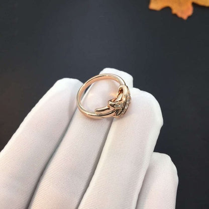 [Clover Jewels]JEUX DE PINK GOLD DIAMOND RING