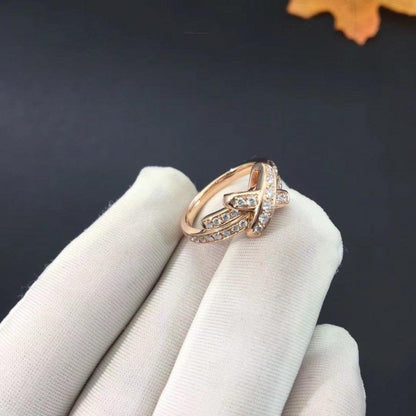 [Clover Jewels]JEUX DE RING PINK GOLD DIAMOND