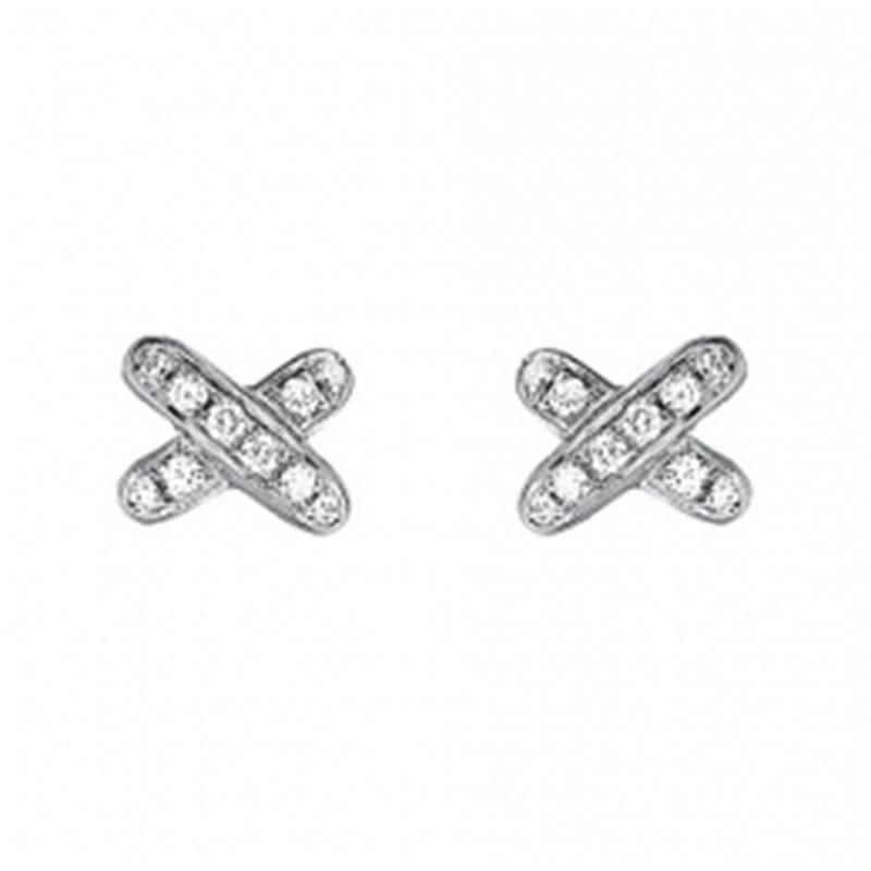 [Clover Jewels]JEUX DE DIAMOND EARRINGS