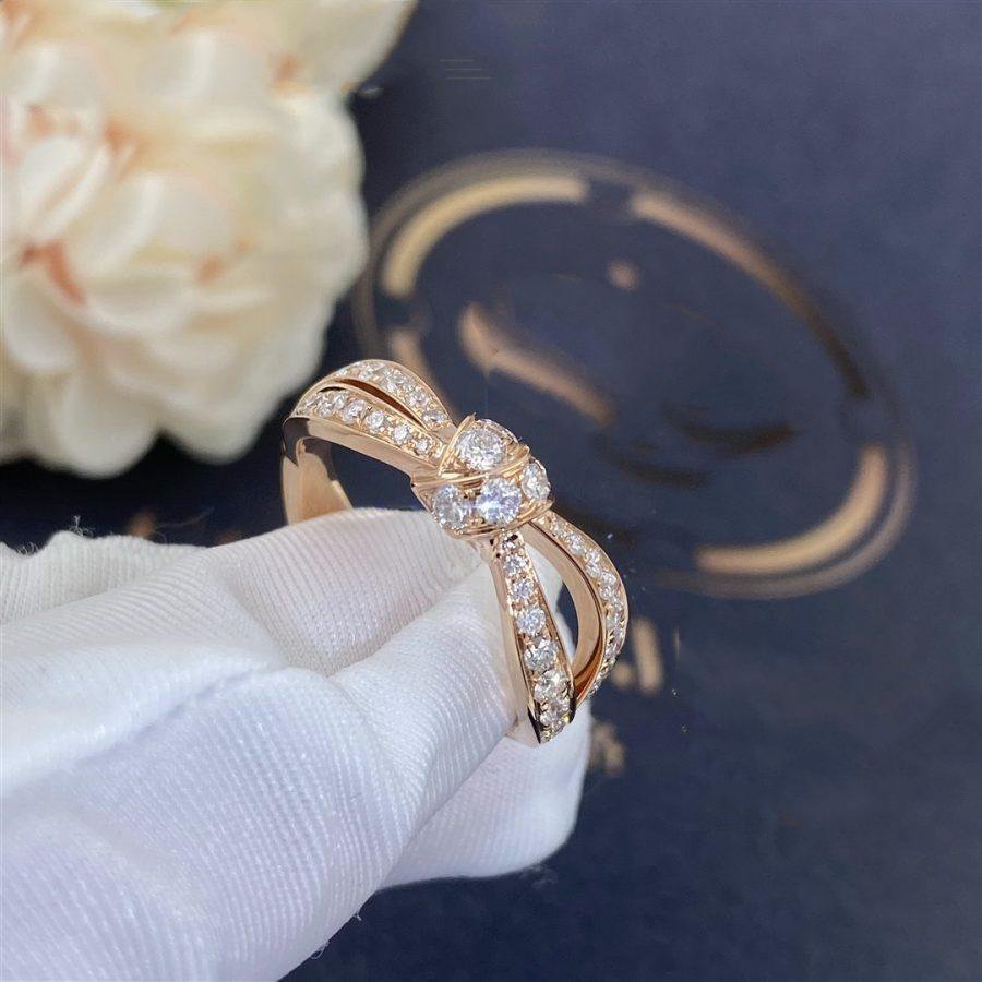 [Clover Jewels]LIENS PINK GOLD DIAMOND RING