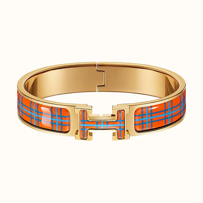 [Clover Jewels]H TARTAN BRACELET 12MM