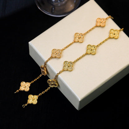 [Clover Jewels]CLOVER 5 MOTIFS BRONZING BRACELET