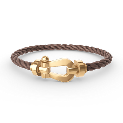 [Clover Jewels]FORCE LARGE HORSESHOE NO DIAMOND BRACELET GOLD