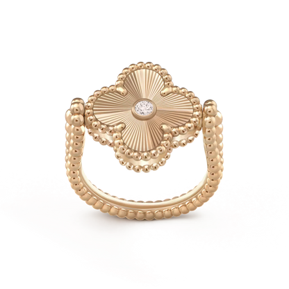 [Clover Jewels]CLOVER RIVERSIBLE ROSE GOLD RING