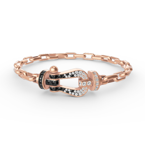 [Clover Jewels]FORCE LARGE HORSESHOE CLASP  METAL BRACELET