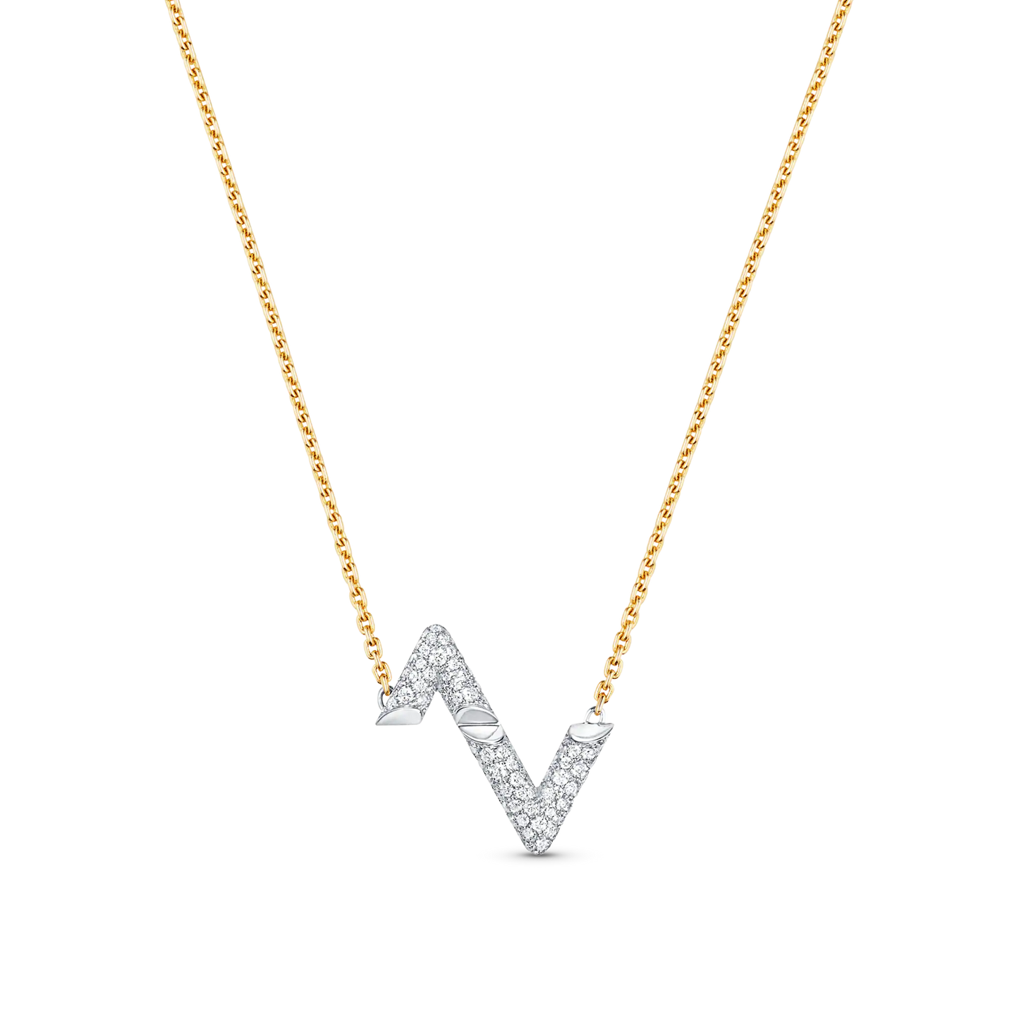 [Clover Jewels]VOLT SILVER DIAMOND PEDANT NECKLACE