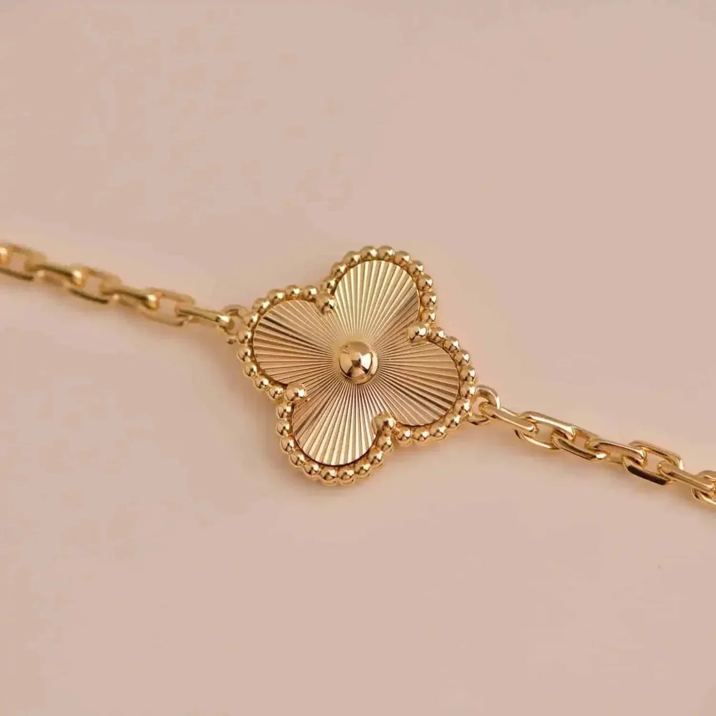 [Clover Jewels]CLOVER 5 FLOWERS LASER BRACELET