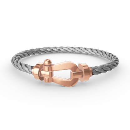 [Clover Jewels]FORCE LARGE HORSESHOE NO DIAMOND BRACELET ROSE GOLD