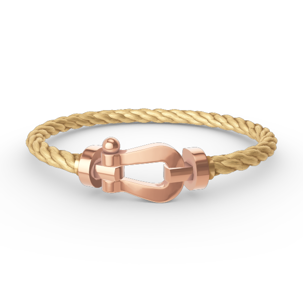 [Clover Jewels]FORCE LARGE HORSESHOE NO DIAMOND BRACELET ROSE GOLD